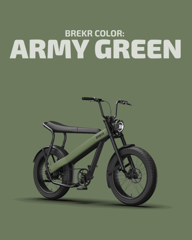 Brekr F250 Fatbike Zwart / Blood Red Metallic 2026