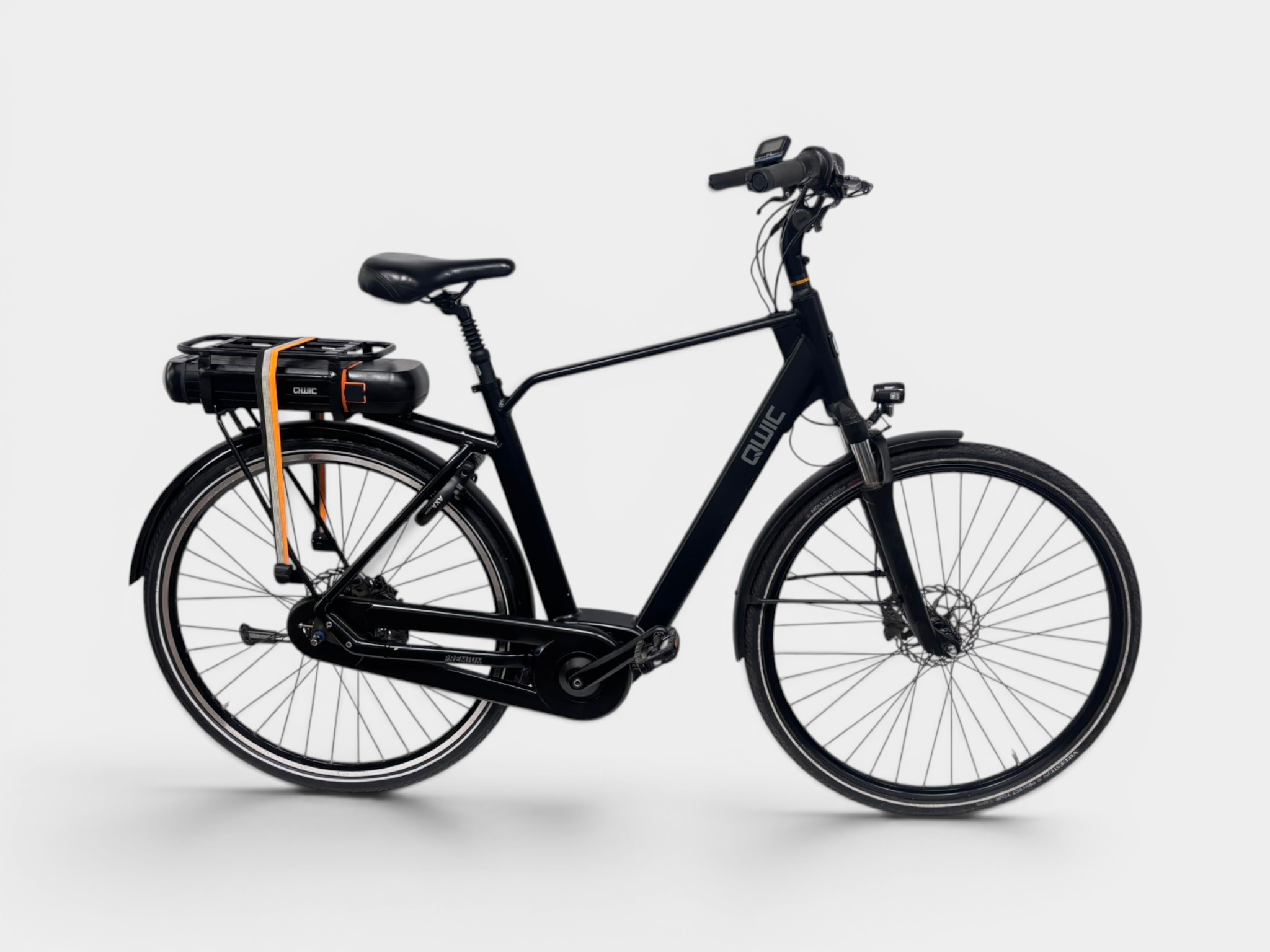 QWIC Premium MN7D heren e-bike 54cm Matte Black | 2023 | 625Wh | Refurbished