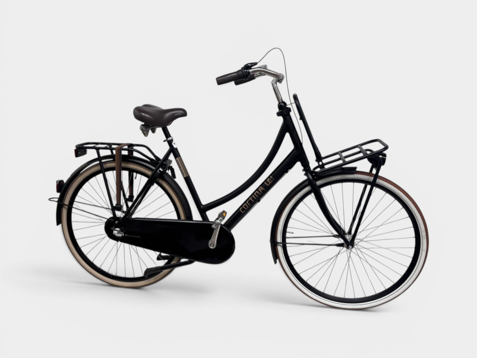 Cortina U4 Transport damesfiets 57cm Jet Black Matt | 2024 | Refurbished