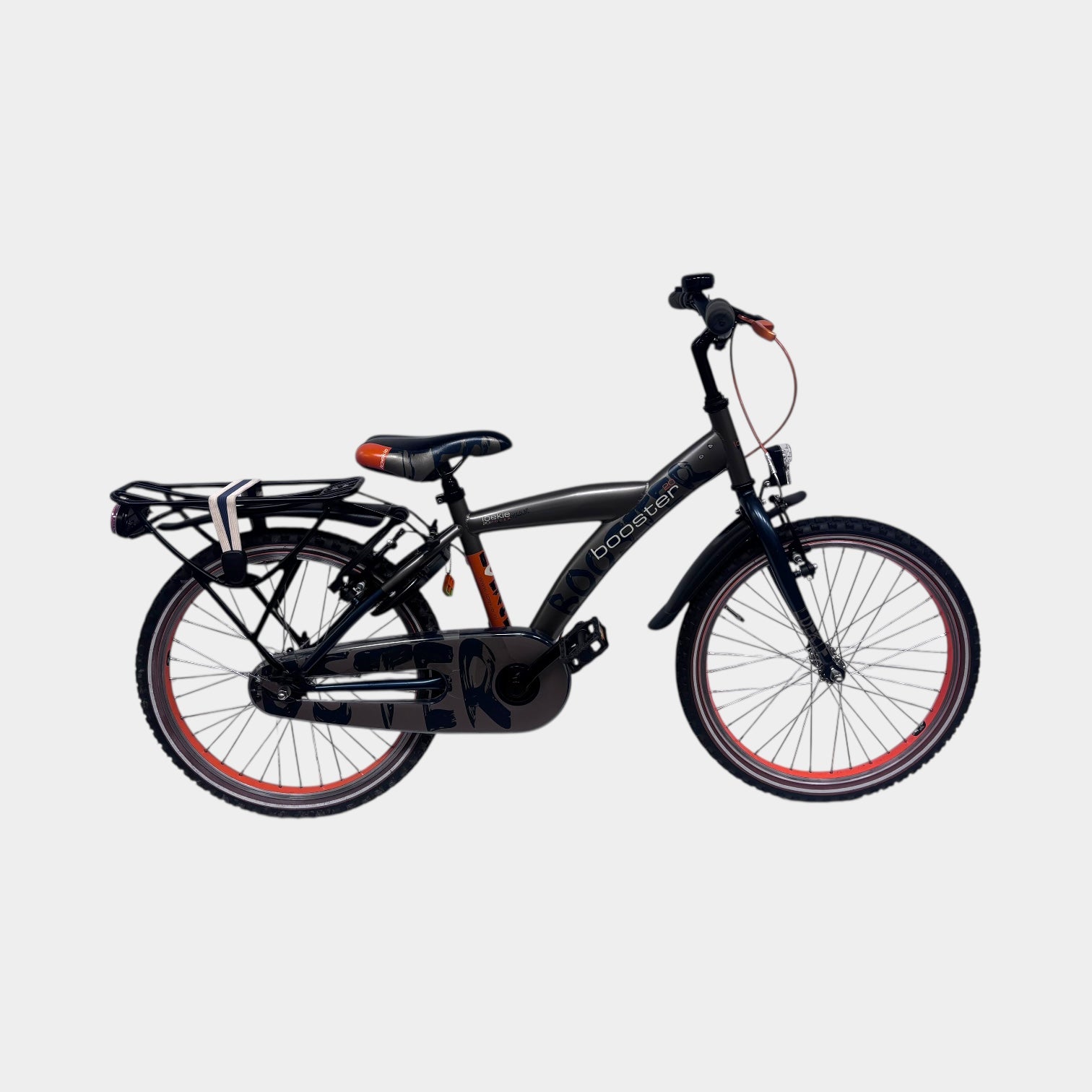 Loekie Booster Jongensfiets 20'' Khaki 2024 Gebruikt