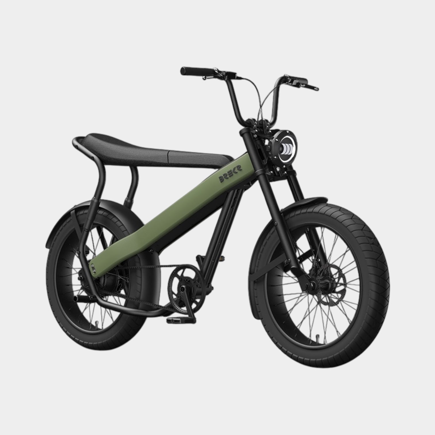 Brekr F250 Fatbike Zwart / Army Green 2026