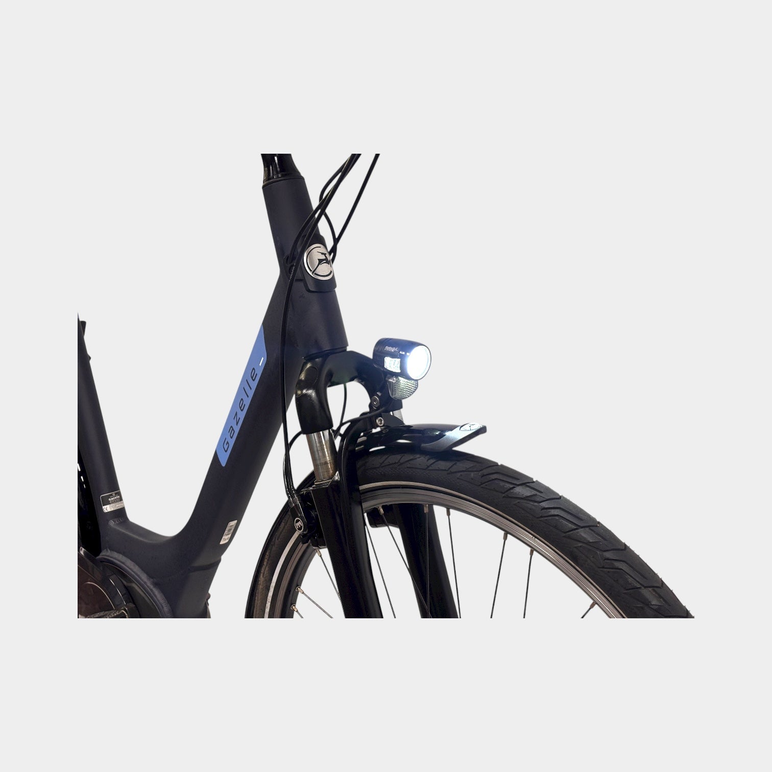Gazelle Paris C7 HMB 500Wh gebruikte dames e-bike 61cm navyblue matte 2022