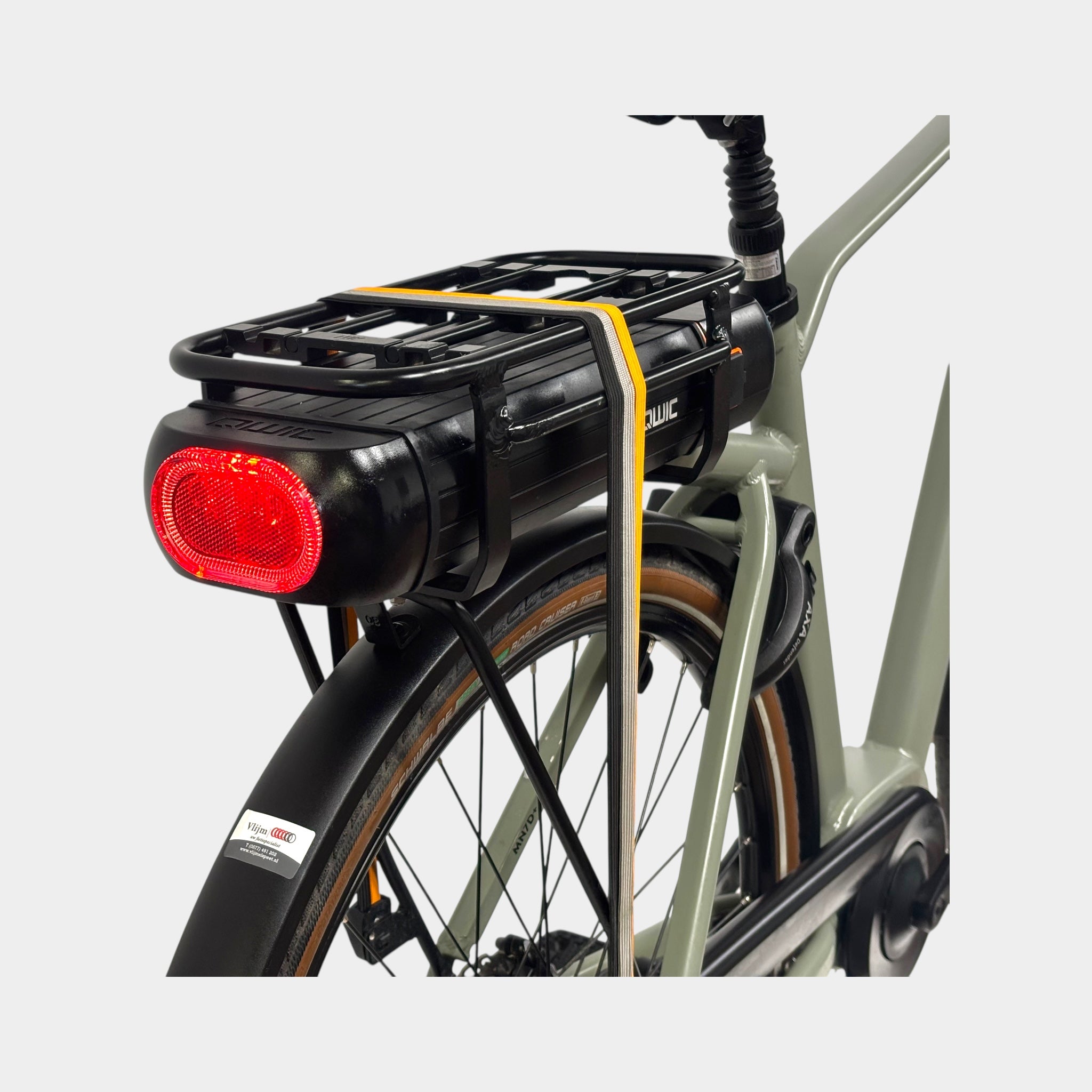 QWIC Premium MN7D+ Heren e-Bike 54cm Khaki Green 2022 | Occasion