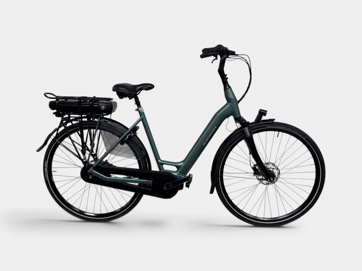 Batavus Finez E-go Lage Instap 53cm 2022 Petrol Silver Matt