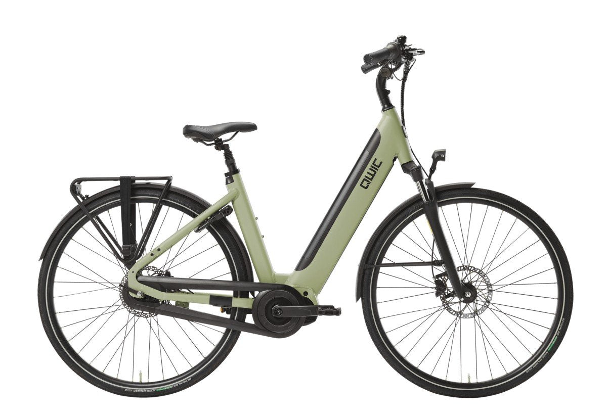 QWIC Inter Daily 540Wh Dames Khaki Green L 54cm 2025