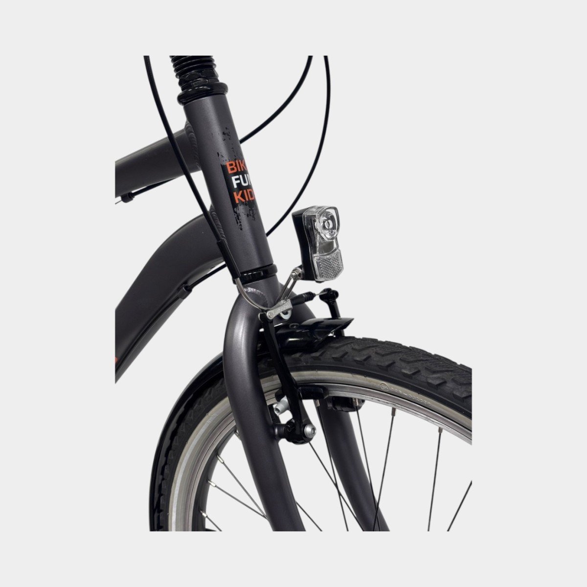 Bike Fun Kids No Rules No Limits Jongensfiets 24'' Grijs 2025 Gebruikt