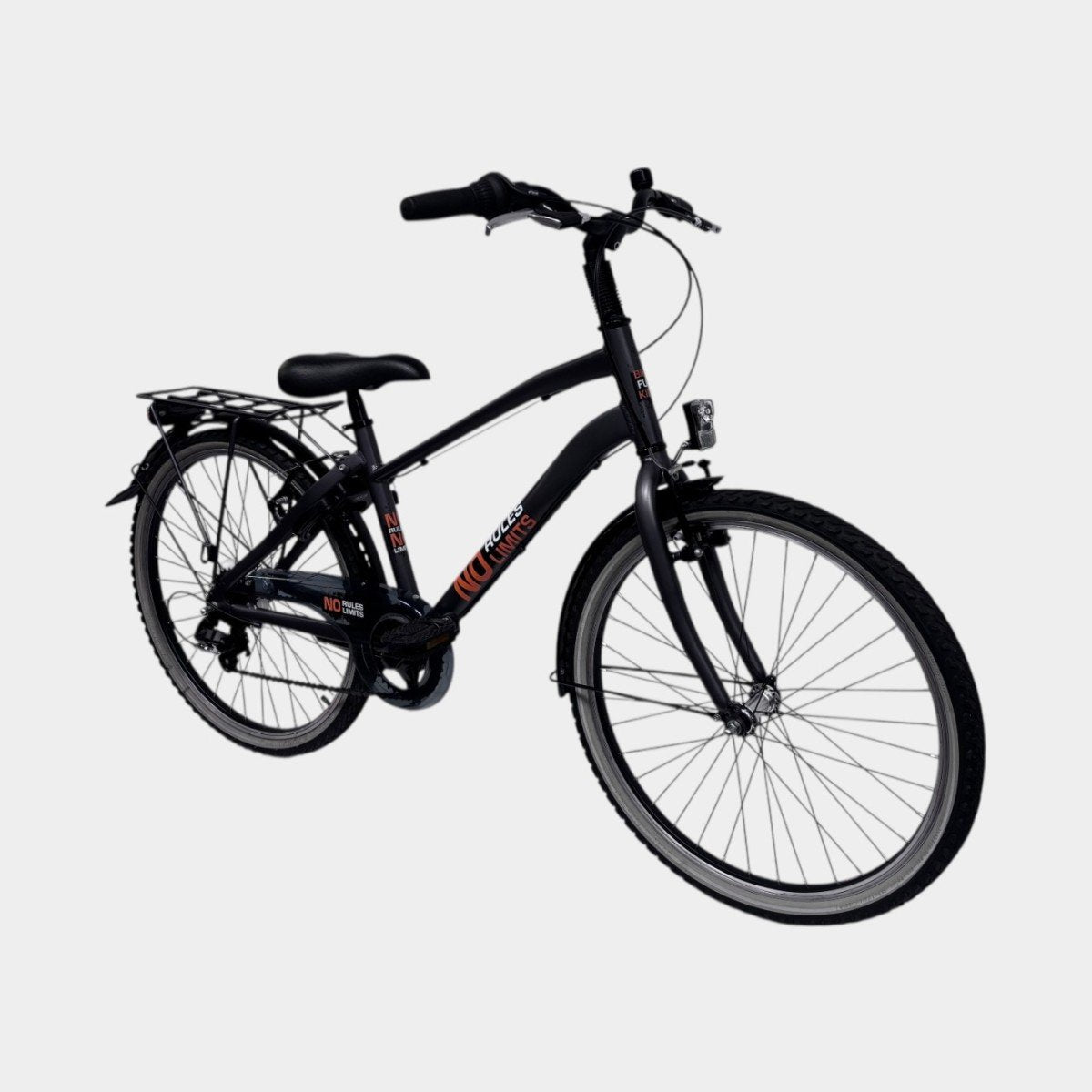 Bike Fun Kids No Rules No Limits Jongensfiets 24'' Grijs 2025 Gebruikt