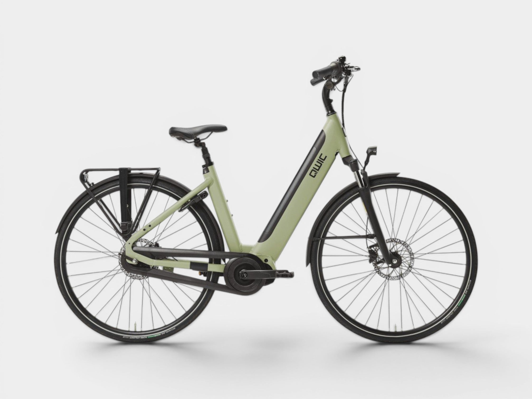 Qwic Inter Daily e-bike 54cm Khaki Green | 2026 | 540Wh