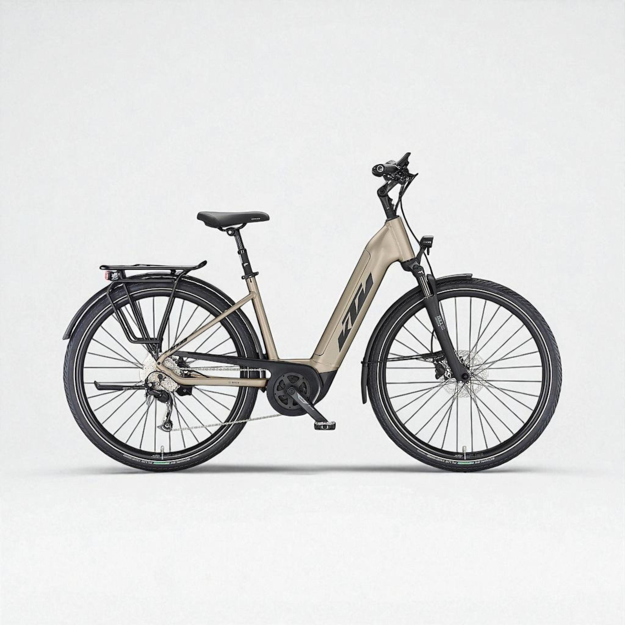 KTM MACINA TOUR P510 e-Bike Lage Instap 46cm Oak Matt 2025