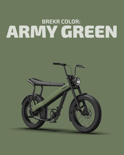 Brekr F250 Fatbike Zwart / Blood Red Metallic 2026