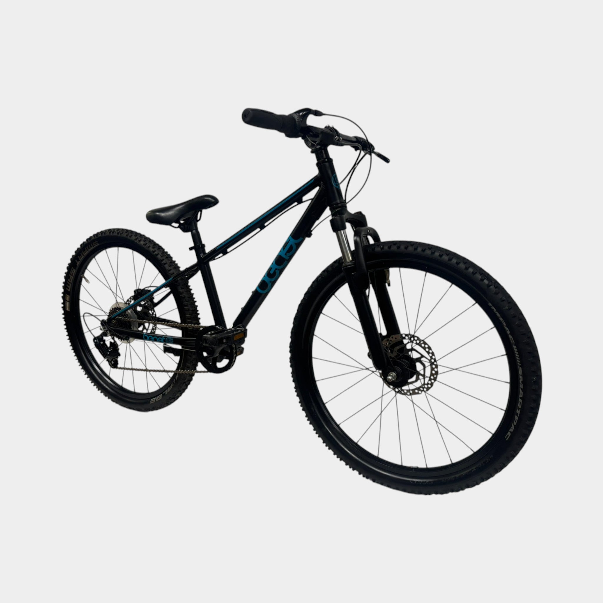 BikeFun Kids The Beast 24'' Kinder-Mountainbike 31cm Zwart/Blauw 2023 | Occasion