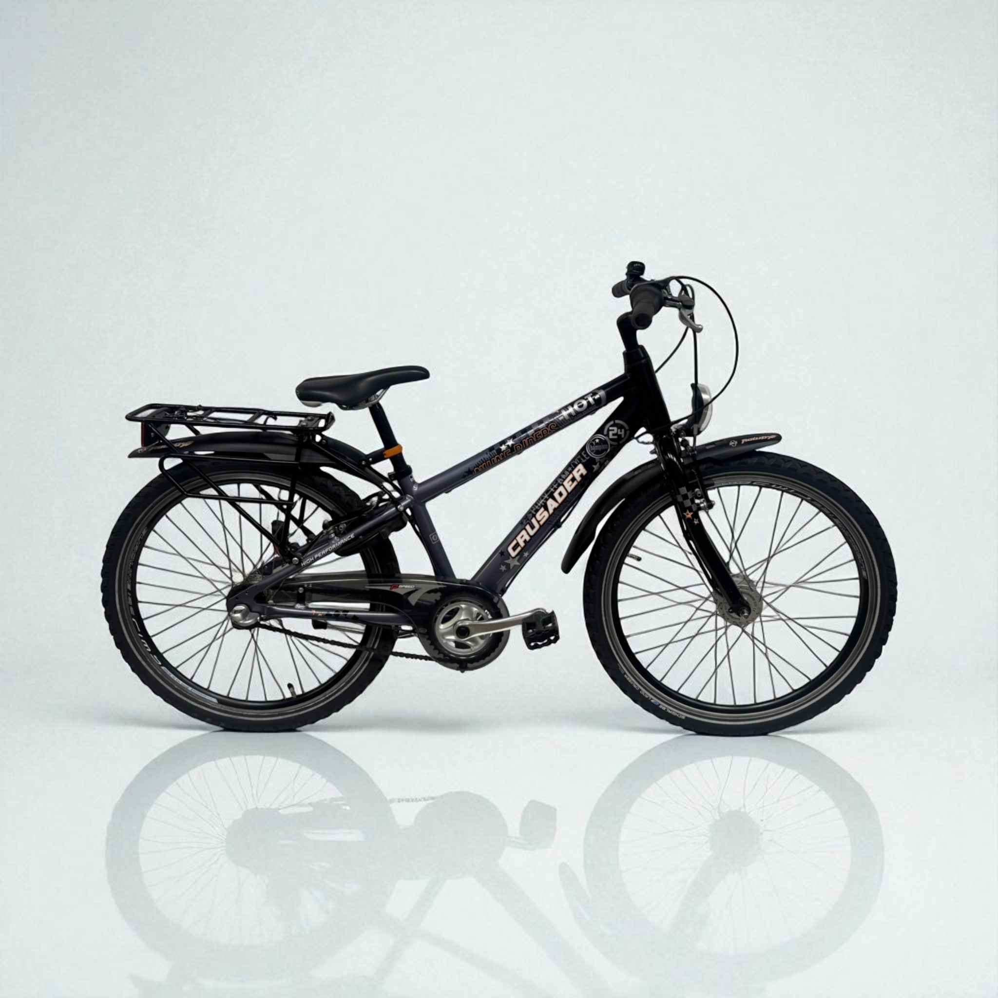 Puky Crusader 24'' 3 Alu Jongensfiets 35cm Grijs 2022 | Occasion