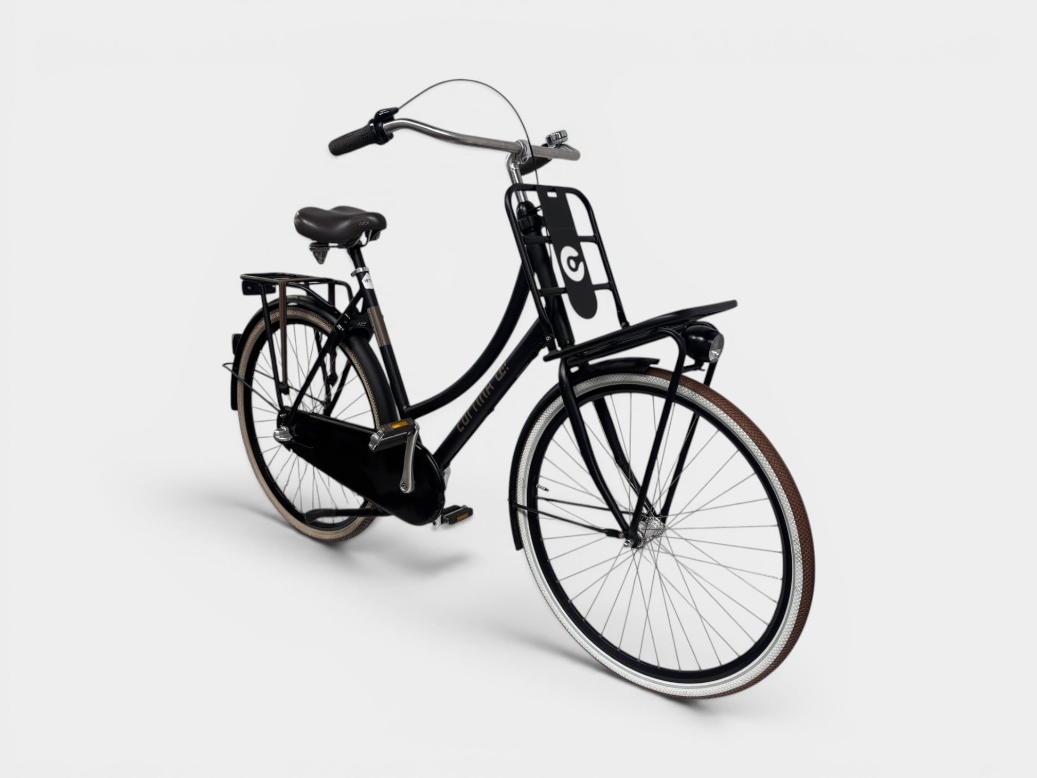 Cortina U4 Transport damesfiets 57cm Jet Black Matt | 2024 | Refurbished