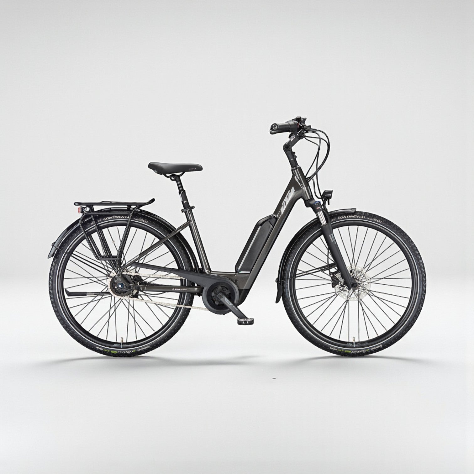 KTM Macina Central P510 e-Bike Lage Instap 46cm Machine Grey 2025