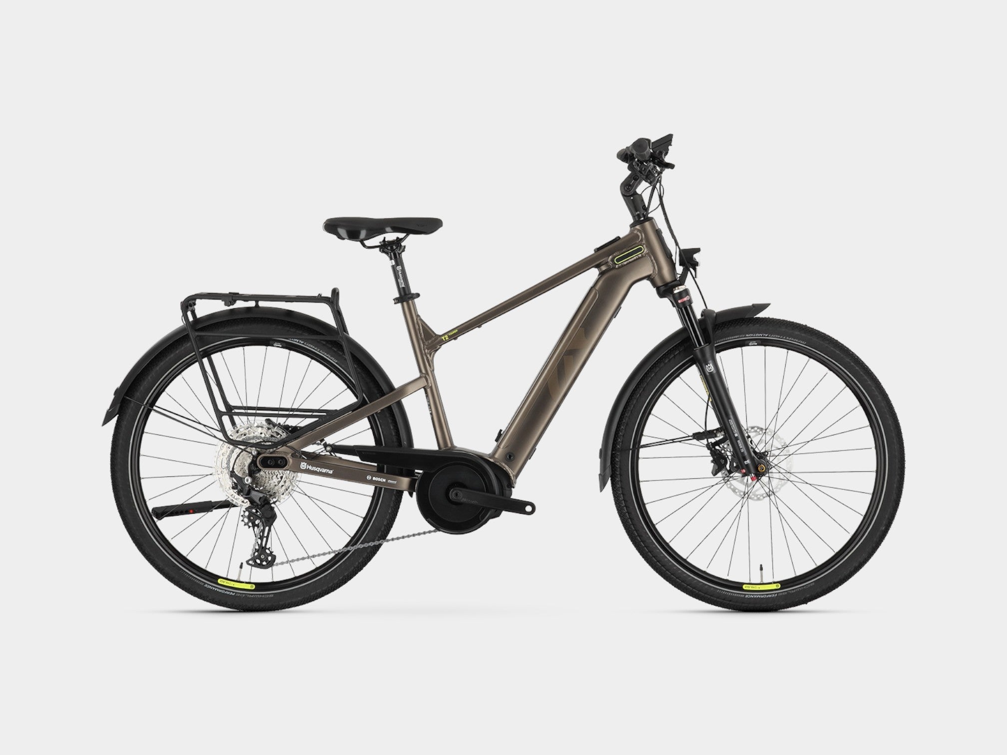 Husqvarna Tourer T2 Heren E-Bike 52cm Bronze | 2024 | Bosch Performance Middenmotor | 625Wh