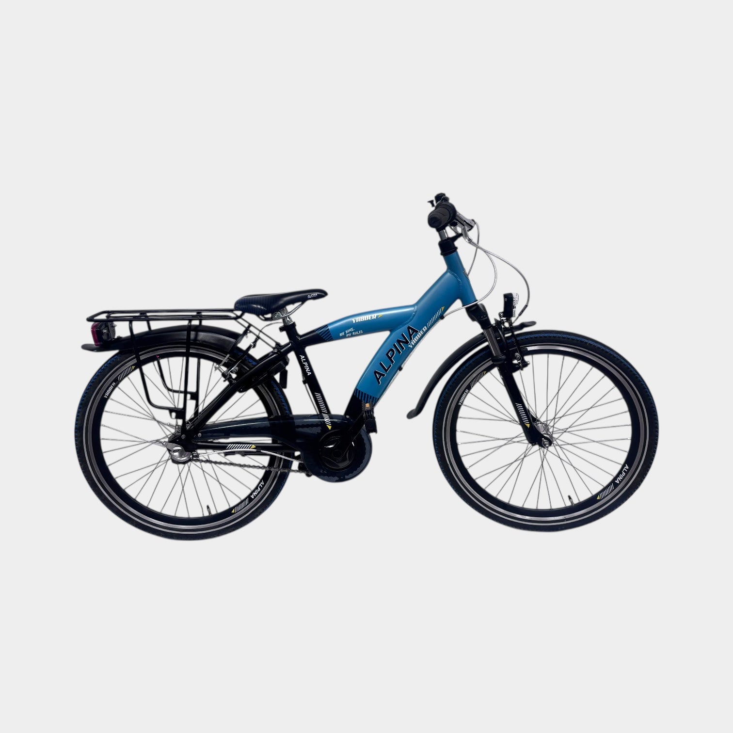 Alpina Yabber Jongensfiets 24'' Pacific Blue Matte 2021 Gebruikt