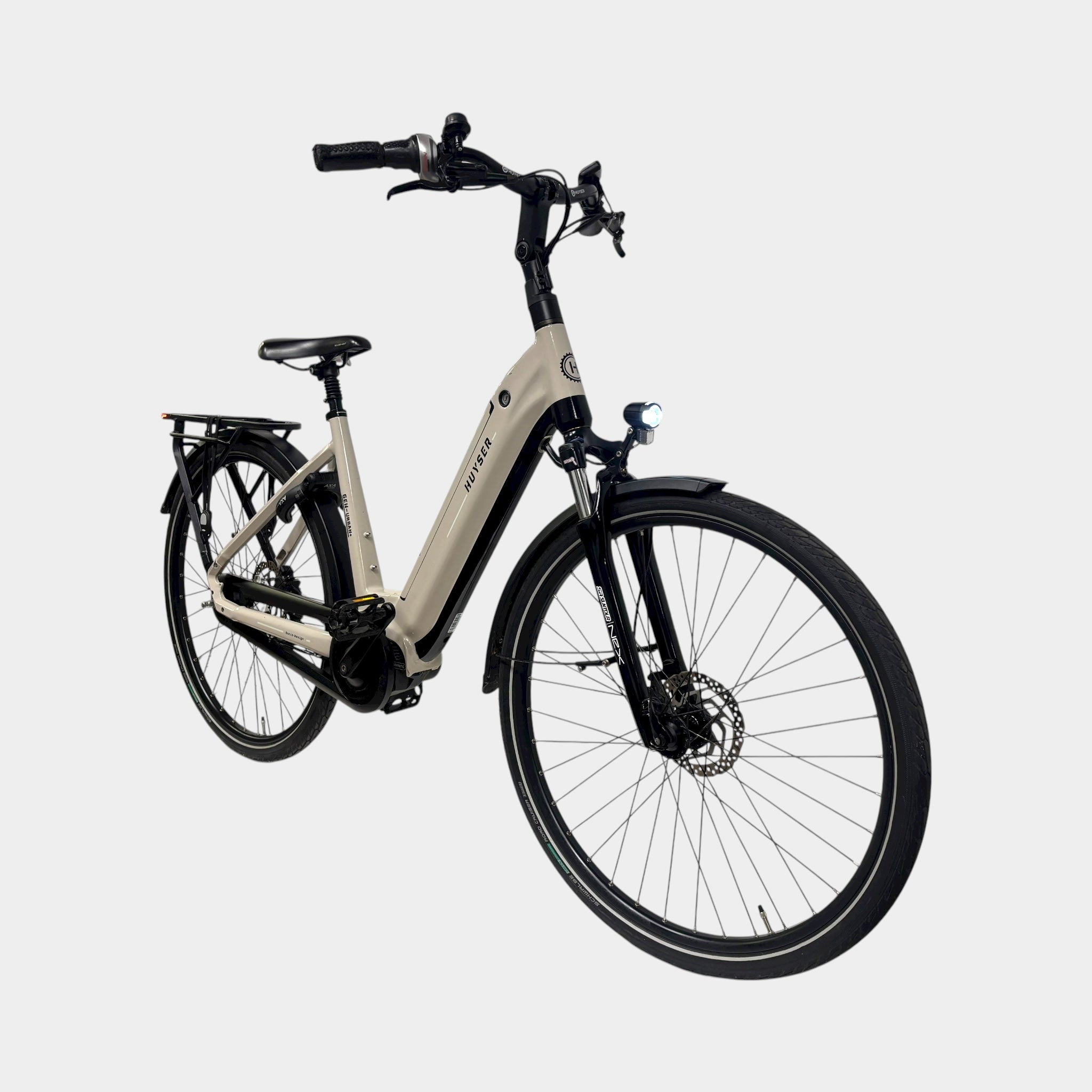 Huyser Gen Urban+ Lage Instap e-Bike 50cm Ivory Grey 2024 | Occasion