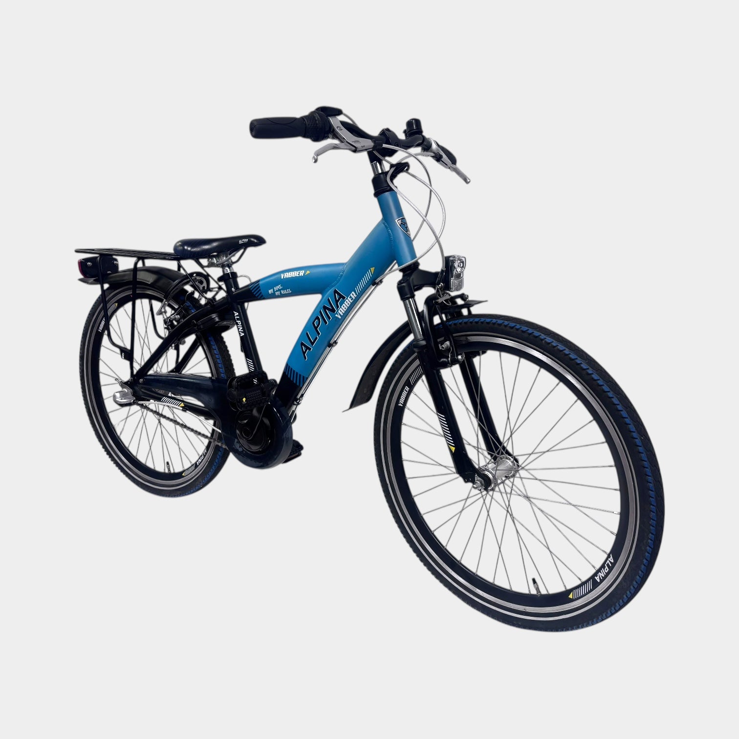 Alpina Yabber Jongensfiets 24'' Pacific Blue Matte 2021 Gebruikt