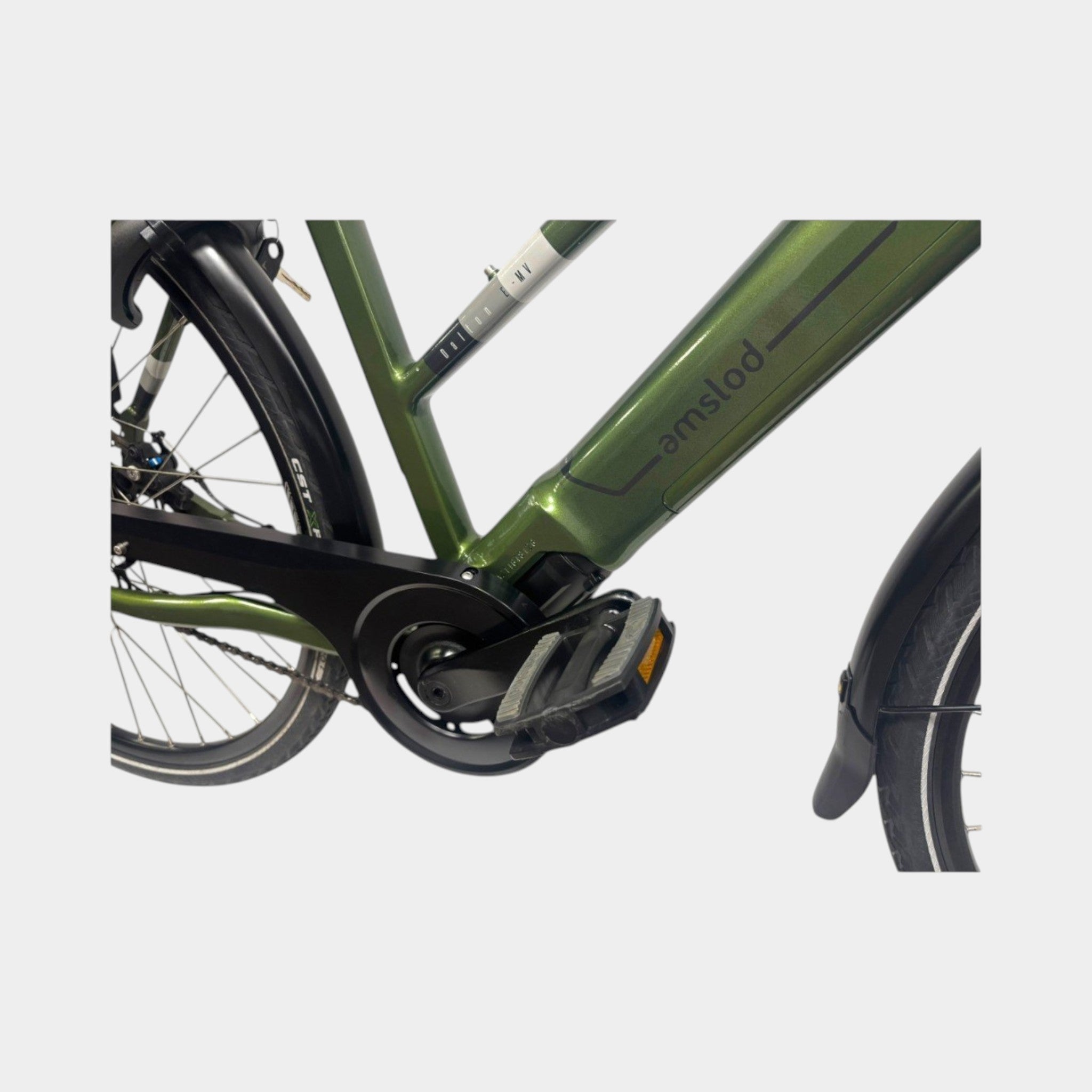 Amslod Dalton E-MV Elektrische Damesfiets 54cm Groen 2022 | Occasion