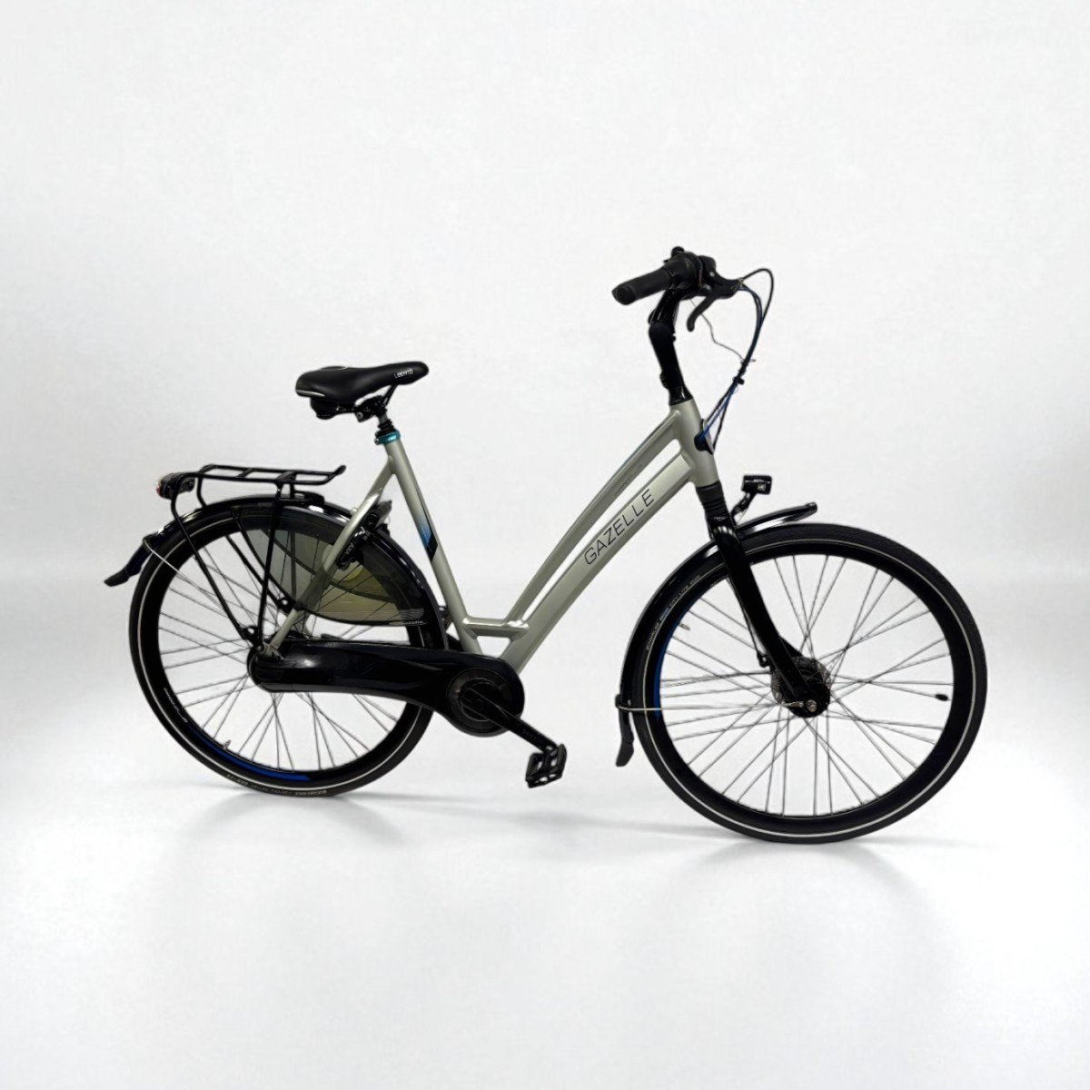 Gazelle Chamonix C7+ LTD Dames 57cm Pebble grey Mat 2020 | Occasion