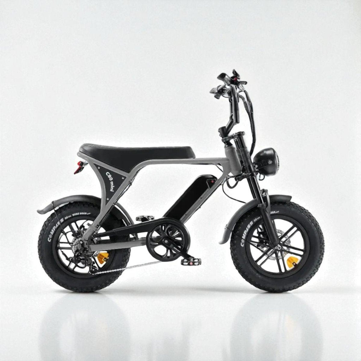 OUXI C80 Mini Fatbike Grijs 2025