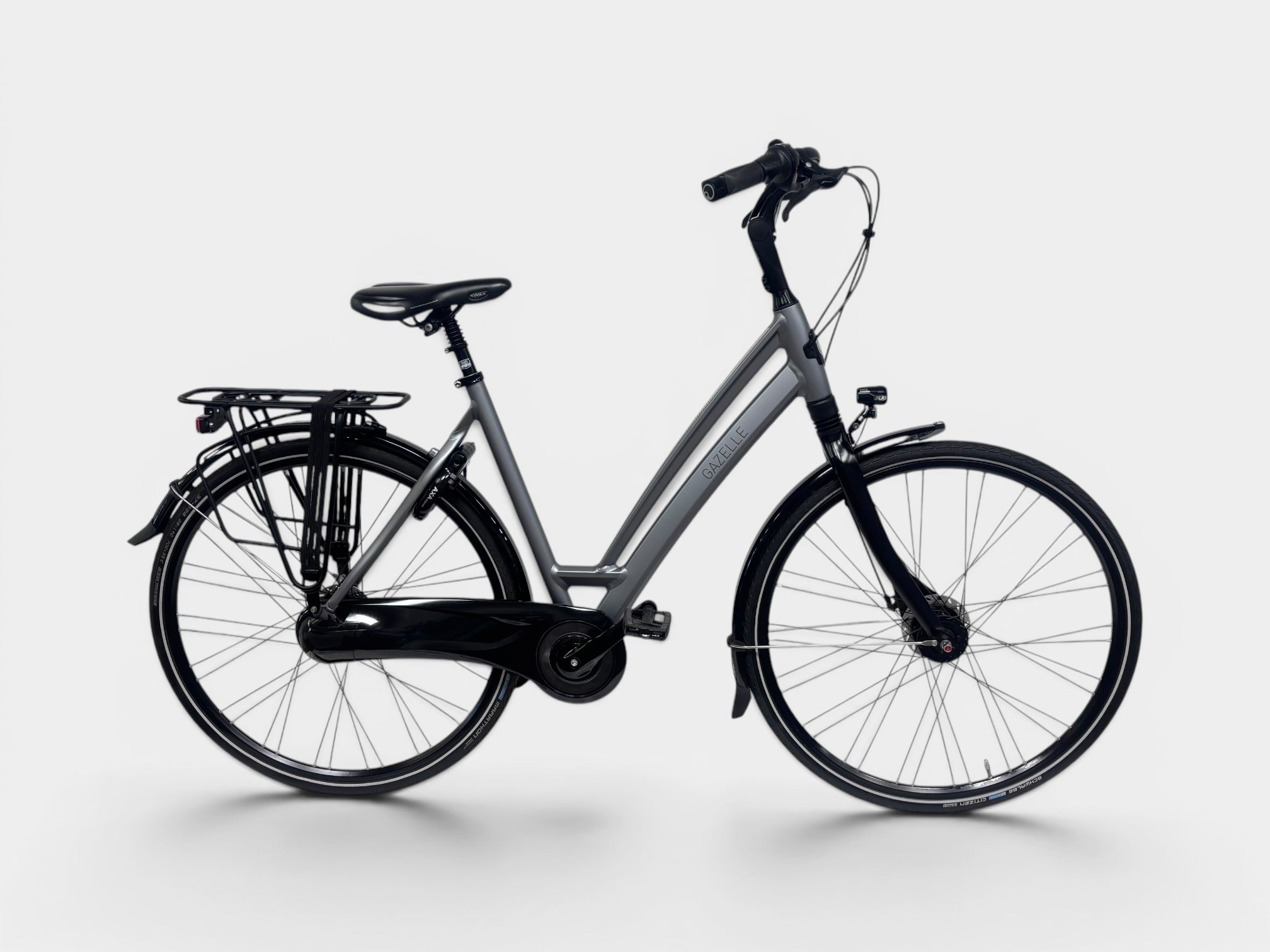 Gazelle Chamonix C7 damesfiets 53cm Industry Grey Mat | 2021 | Refurbished