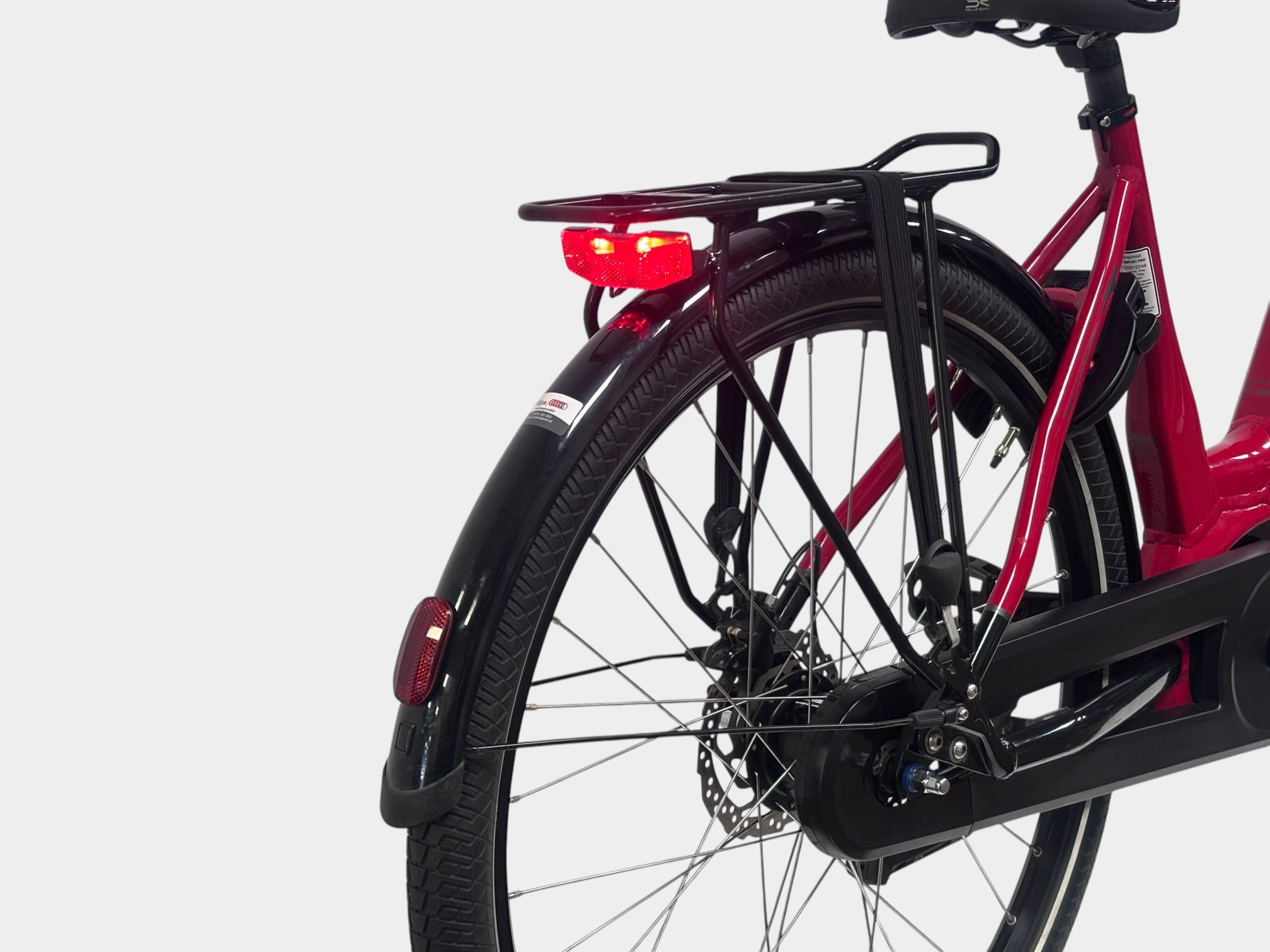 Ebike Das Original Comfort Pro Wave Active Plus e-bike 50cm Red/Black Glossy | 2022 | Refurbished