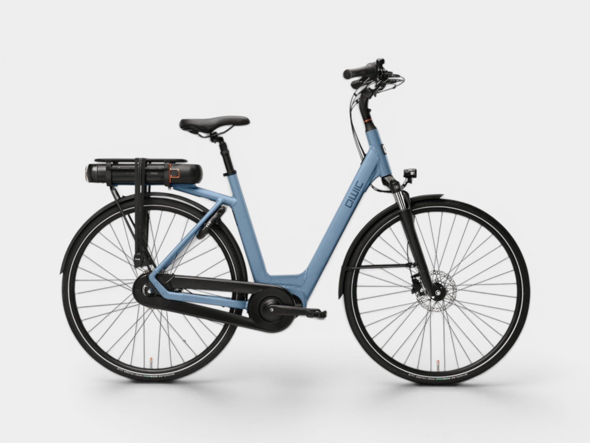 Qwic Echo Daily lage instap e-bike 49cm Denim Blue | 2026 | 756Wh