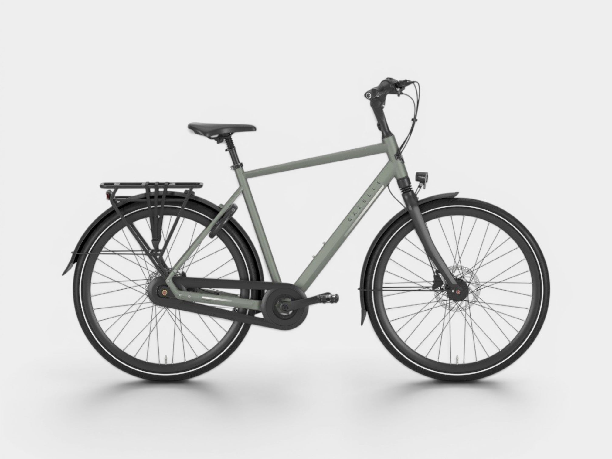 Gazelle Chamonix C8 herenfiets 61cm Clay Green Matt | 2025 | Demomodel