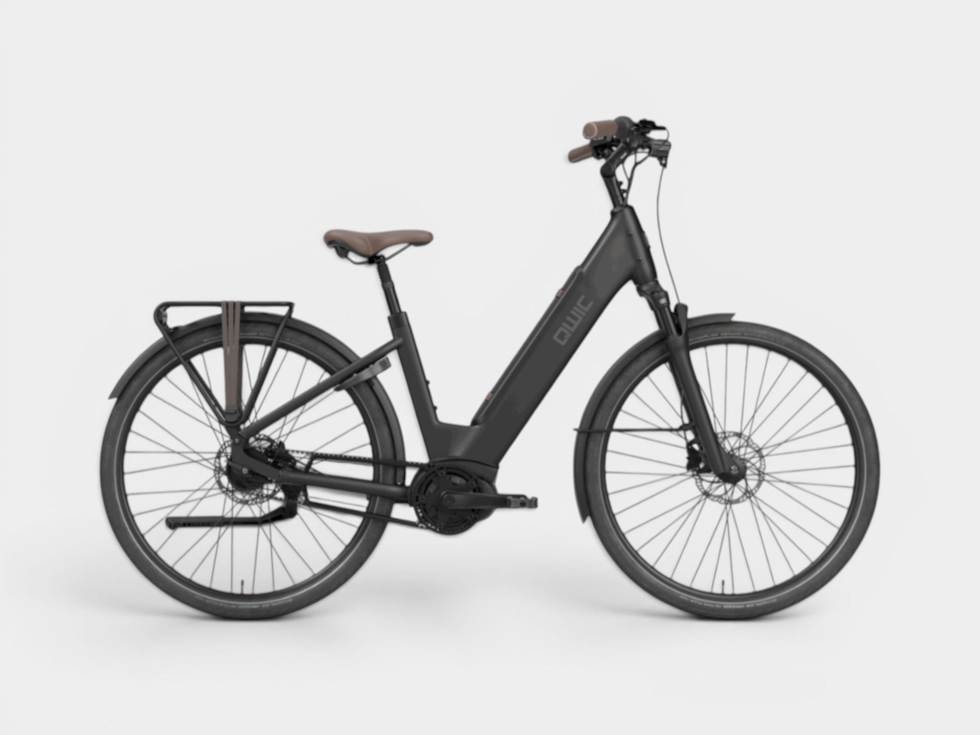 Qwic Elan Tour e-bike 54cm Asphalt Black | 2026 | 500Wh