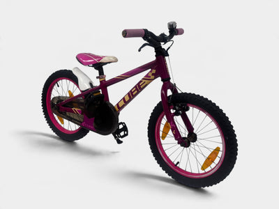 Cube Kid 160 22cm / 16'' 2018 Paars (Gebruikte Kinderfiets)