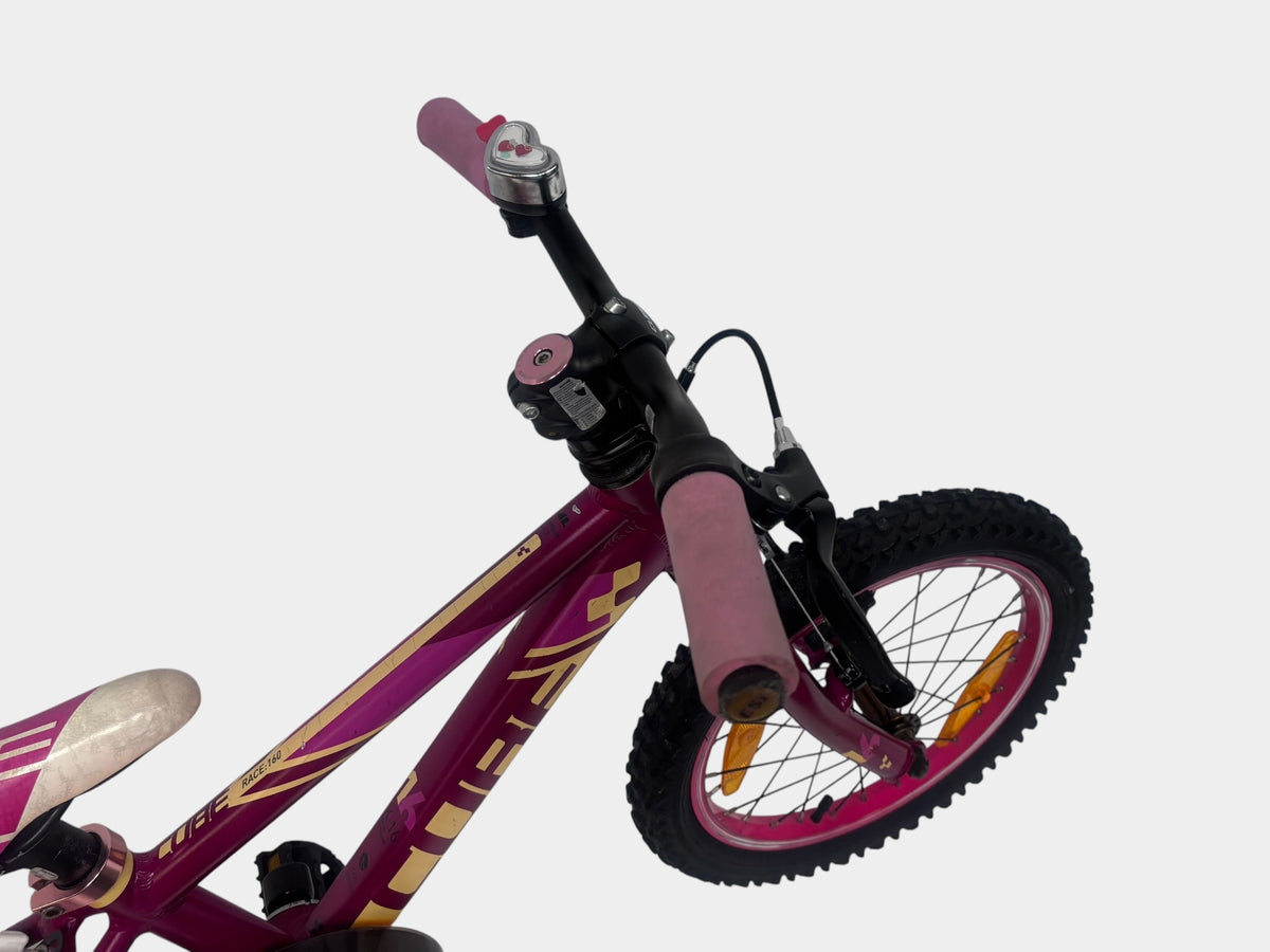 Cube Kid 160 22cm / 16'' 2018 Paars (Gebruikte Kinderfiets)